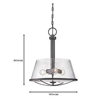 Load image into Gallery viewer, Designers Fountain 87031-WI Weathered Iron Darby Pendant
