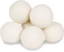 Load image into Gallery viewer, Wool Dryer Balls by Smart Sheep 6-Pack, XL Premium Reusable Natural Fabric Softener Award-Winning
