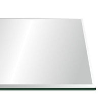 Load image into Gallery viewer, 24&quot; Square Glass Table Top 1/2&quot; Thick, 1&quot; Bevel
