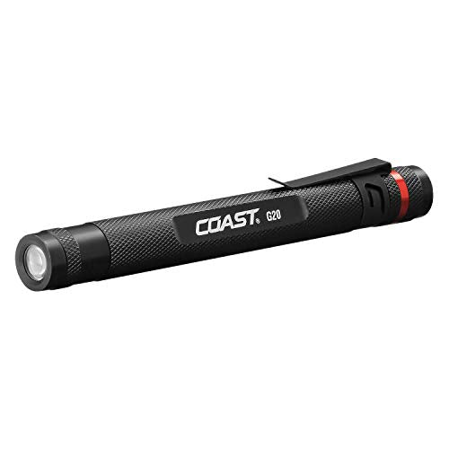 COAST G20 Inspection Beam Penlight LED Flashlight, Black