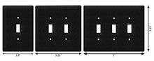 Load image into Gallery viewer, SWEN Products Blank - No Design Wall Plate Cover (Single Rocker, Black)
