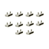 53mm Side Bed Slat Holders Caps for Metal Frames - 2 Prongs (Pack of 10)