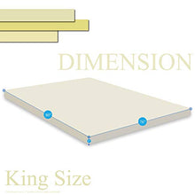 Load image into Gallery viewer, Sprign Sleep 2-Inch High Density Foam Topper,Adds Comfort to Mattress, King Size
