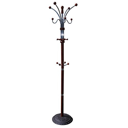 Coat Stand Wood and Metal (ESPRESSO)
