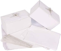 MPFY- Gift Box, 10 Pack, 9x4.5x4.5Inch, White, Gift Boxes with Lids, Bridesmaid Proposal Box, Gift Boxes for Presents, Small Gift Boxes, Bridesmaid Box, White Gift Boxes, White Box, Gift Box with Lid