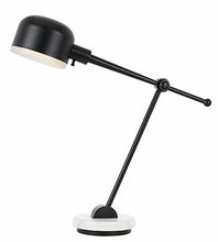 Load image into Gallery viewer, Cal 60W Allendale Metal Desk Lamp with Marble Base and Metal Shade, Dark Bronze (BO-2765DK-DB)
