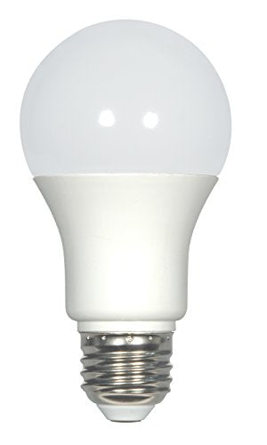Satco S9214 A19 LED Frosted 4000K Medium Base Light Bulb, 7.6W - Pack of 1