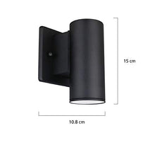 Load image into Gallery viewer, Eglo 200032A Outdoor Wall Light, Matte Black Finish
