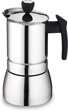 Load image into Gallery viewer, Cafe Ole Espresso Coffee Maker, Stainless Steel, Silver, 9 Cup
