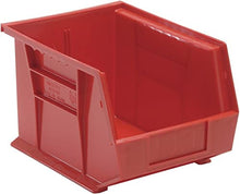 Load image into Gallery viewer, Quantum QUS239RD Ultra Stack and Hang Bin, 10-3/4&quot; Length x 8-1/4&quot; Width x 7&quot; Height, Red, Pack of 6
