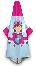 Load image into Gallery viewer, YouCustomizeIt Airplane &amp; Girl Pilot Kids Hooded Towel (Personalized)
