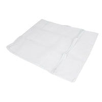 uxcell Mesh Zipper Closure Underwear Bra Clothes Washing Bag 50 x 60cm White