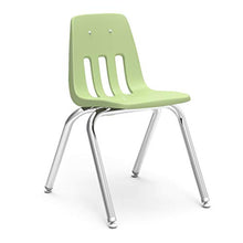 Load image into Gallery viewer, 9000 Series 16&quot; Plastic Classroom Chair Foot Type: Nylon Base, Seat Color: Apple Green
