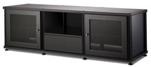 Load image into Gallery viewer, Salamander Synergy 236 A/V Cabinet w/ Two Doors &amp; Media Drawer (Black/Black)
