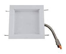 Load image into Gallery viewer, NICOR Lighting 5 inch Square Baffle New Construction Downlight Kit with Housing in 3000K (DLQ5-10-120-3K-WH-BF)
