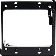 Load image into Gallery viewer, DATA COMM Electronics 60-0022-S 2-Gang Low Voltage Mounting Bracket, Black
