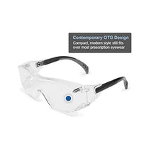 Load image into Gallery viewer, Gateway Safety 6980 Cover2 Safety Glasses Protective Eye Wear - Over-The-Glass (OTG), Clear Lens, Black Temple
