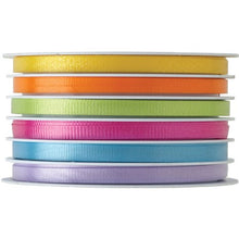 Load image into Gallery viewer, Jillson Roberts 6-Spool Count Multi Channel Curling Ribbon Available in 8 Color Combinations, Caribbean Mix
