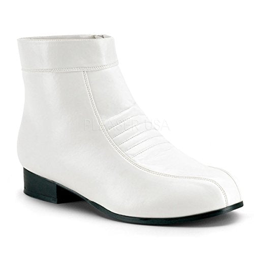 Funtasma Men Pimp Shoes (White Pu;Small)