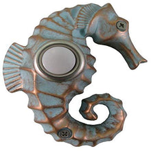 Load image into Gallery viewer, Waterwood Handpainted Seahorse Doorbell

