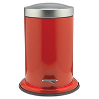 Sealskin Acero Pedal Bin, 23 x 28.5 x 22.4 cm, Red
