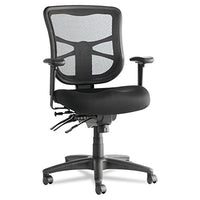 Alera Elusion Series Mesh Mid-Back Multifunction Chair, Black