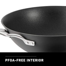 Load image into Gallery viewer, Calphalon 1948257 Flat Bottom Wok with Lid, 12-inch, Nonstick
