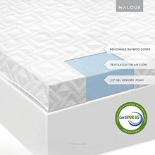 Load image into Gallery viewer, ISOLUS 2.5 Inch Ventilated Gel Memory Foam Mattress Topper - Queen
