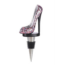 Load image into Gallery viewer, Home Locomotion Glitter Shoe Wine Bottle Stopper
