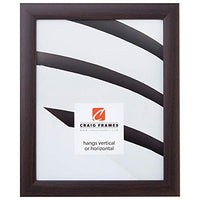 Craig Frames 23247778 5 By 7 Inch Picture Frame, Smooth Wrap Finish, 1 Inch Wide, Brazilian Walnut B
