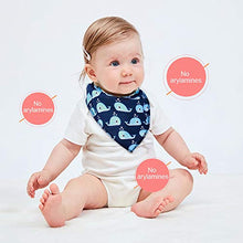 Load image into Gallery viewer, Baby Bibs 8 Pack Soft and Absorbent for Boys &amp; Girls - Baby Bandana Drool Bibs

