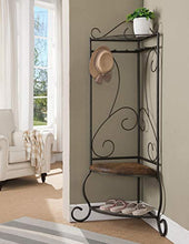 Load image into Gallery viewer, Pilaster Designs Clover Transitional Metal Coat and Hat Rack in Pewter
