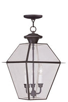 Livex Lighting 2385-07 Westover 3-Light Outdoor Hanging Lantern, Bronze