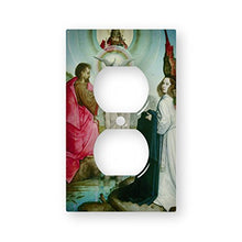 Load image into Gallery viewer, Juan De Flandes The Baptism Of Chris - AC Outlet Decor Wall Plate Cover Metal
