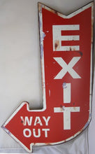 Load image into Gallery viewer, Vintage Looking EXIT Way Out Sign
