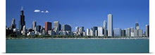 Load image into Gallery viewer, GREATBIGCANVAS Entitled Skyline Chicago IL Poster Print, 90&quot; x 30&quot;, Multicolor
