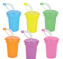 Load image into Gallery viewer, 5.5 inches Neon Sipper Cups, Case of 72
