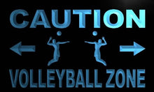 Load image into Gallery viewer, Caution Volleyball Zone LED Sign Neon Light Sign Display m631-b(c)
