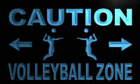 Caution Volleyball Zone LED Sign Neon Light Sign Display m631-b(c)