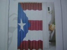 Load image into Gallery viewer, Puerto Rico Flag Shower Curtain 70x72 Polyester
