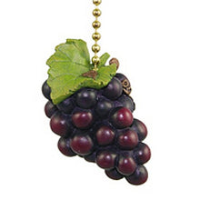 Load image into Gallery viewer, Clementine Designs Tuscany Grapes Wine Lover Kitchen Fan Light Pull
