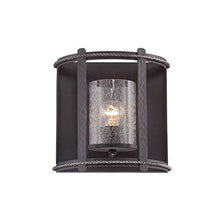 Load image into Gallery viewer, Designers Fountain 87501-APW Palencia - One Light Wall Sconce, Artisan Pardo Wash Finish with Clear Seedy Glass
