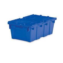 Load image into Gallery viewer, Medium Storage Tote with Lid 19.7&quot;L x 11.8&quot; W x 7.3&quot;H - Blue
