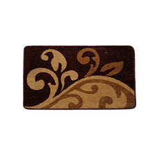Load image into Gallery viewer, Riverbyland Antislip Bath Rugs Brown Pattern 24 x 16
