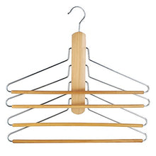 Load image into Gallery viewer, Estonia (3 Pieces/lot) Wood hangers,Trousers / Pants storage hanger (Original wood color)
