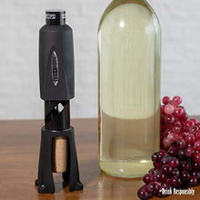 Load image into Gallery viewer, Cork Pops Matte Black Legacy Wine Bottle Opener With 4 Blade Foil Cutter
