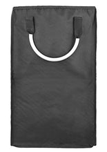 Load image into Gallery viewer, Laundry Hampers Large Size Heavy-Duty Oxford Foldable Closet Storage Bag Cabinet Clothes Toy Laundry Organizer Round Handles for Convenient Carrying, Perfect for Dorms and Travel (Black)
