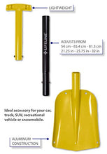 Load image into Gallery viewer, Lifeline 4002 Aluminum Sport Utility, 3 Piece Collapsible Design, Perfect Snow Shovel for Car, Camping and Other Outdoor Activities, One Size, Yellow
