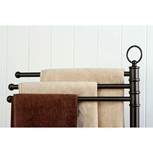 Load image into Gallery viewer, Kingston Brass CC2025 Vintage Freestanding Towel-Rack, 39-1/2-Inch Height, 10-Inch Base Diameter, Oil Rubbed Bronze
