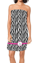 Load image into Gallery viewer, YouCustomizeIt Zebra Spa/Bath Wrap (Personalized)
